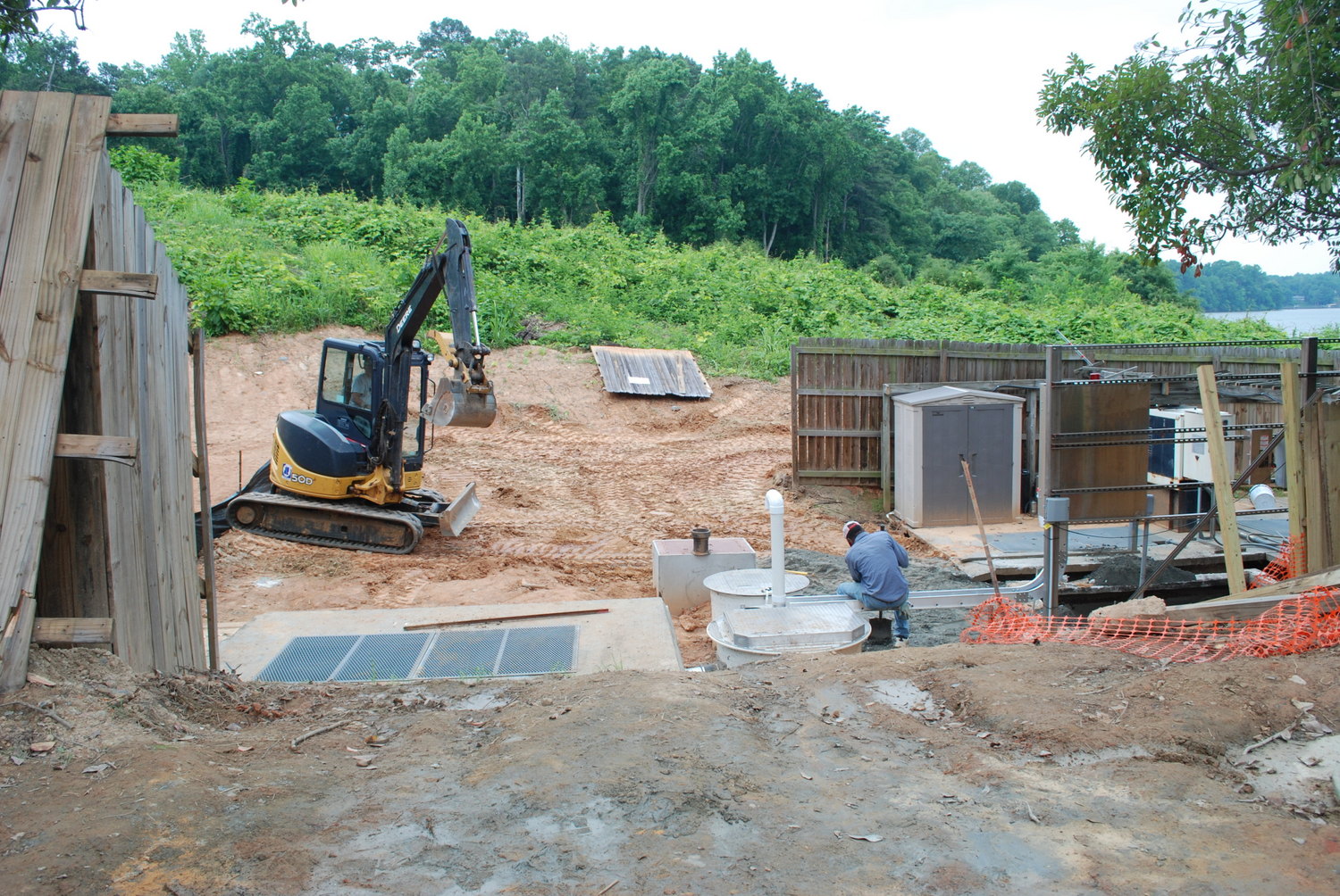 2010 - construction of our lift station for sewage